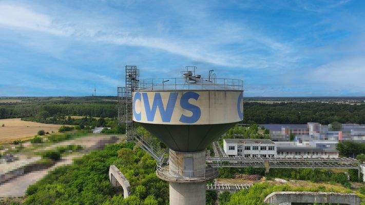 Suedluftansicht Wasserturm nah