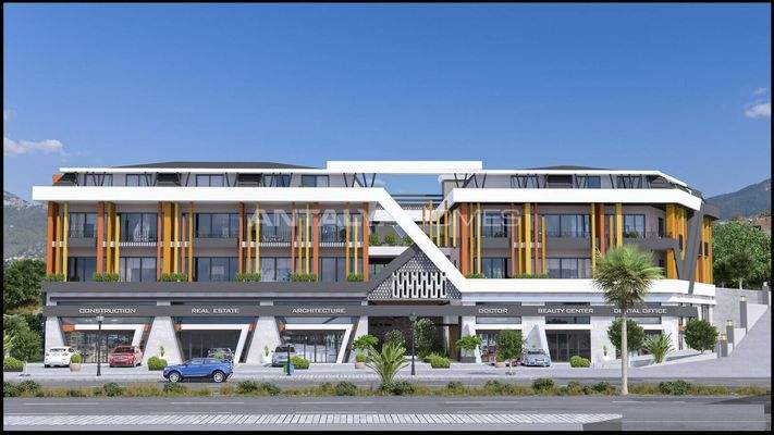 Modern Commercial Units in a Business Center in Alanya Antalya