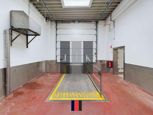 LKW-Dock Innenansicht