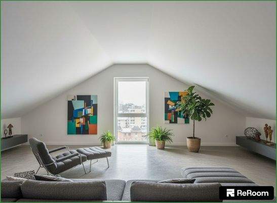 Dachgeschoss visualisiert