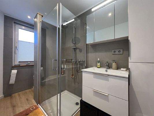 Modernes Tageslicht-Duschbad im EG