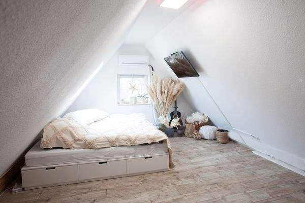 Schalfzimmer im Studio