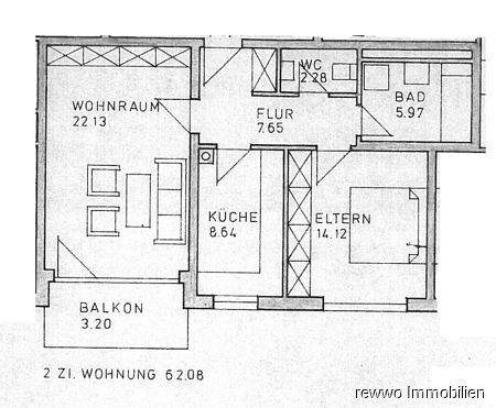 2 Zi-Whg Fichtenweg 10.