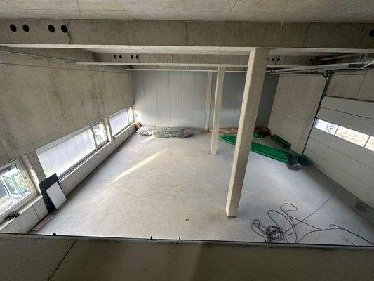 Blick vom Galerei 1.OG.