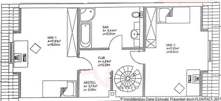 Grundriss Dachgeschoß