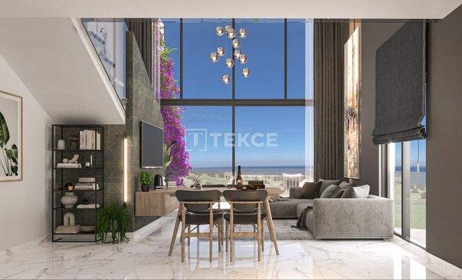 Sea and Mountain-View Apartments in Girne Esentepe