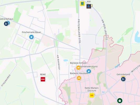 Einkaufsmöglichkeiten