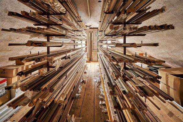 Lager im Dachgeschoß