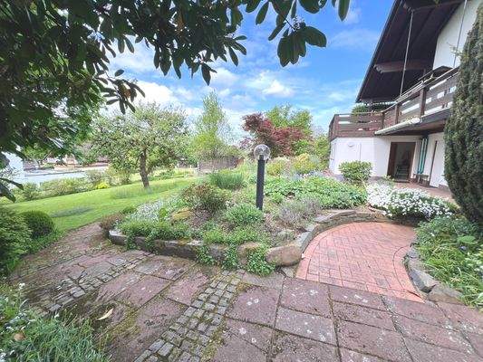 Professionell angelegter Garten