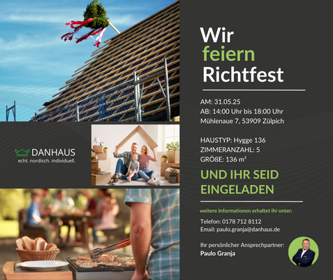 Richtfest im Mai