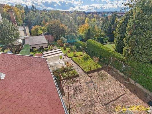 Ausblick über das Grundstück