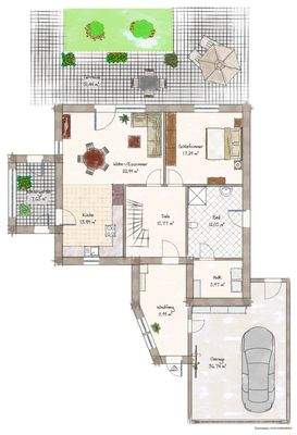 Grundriss Erdgeschoß