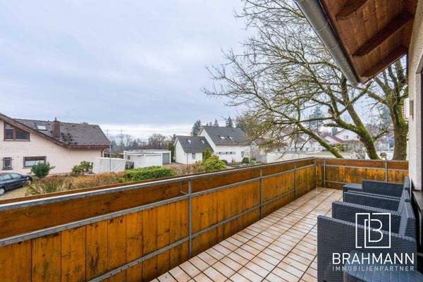 Balkon der EG Wohnung