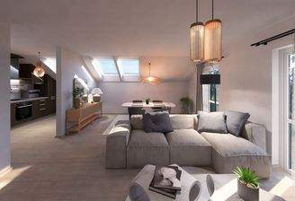 Ansicht Wohneinheit Dachgeschoss