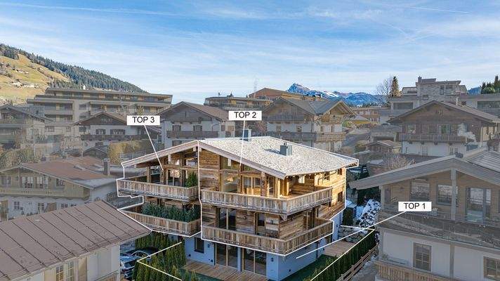 KITZIMMO-Exklusives Neubau-Penthouse mit Ski/in-Ski/out - Immobilien Kirchberg.