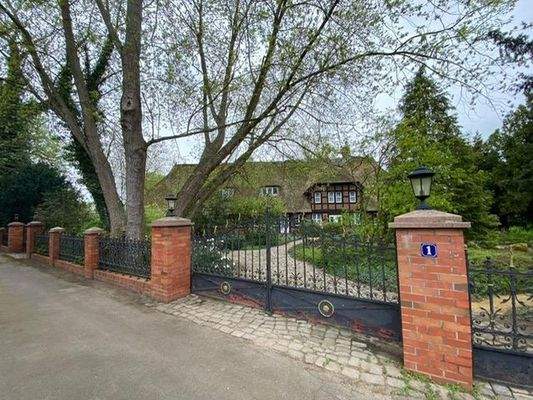 Blick über die Zaunanlage 