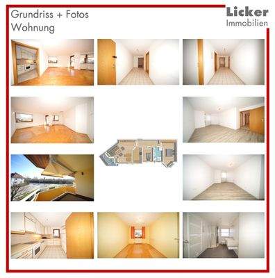 Grundriss + Fotos - Wohnung