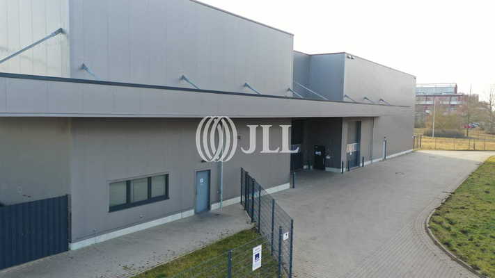 Verladezone auf der Gebäuderüc