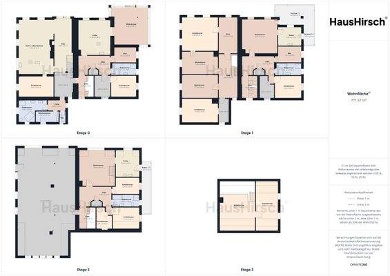 Grundrisse (außer Keller)