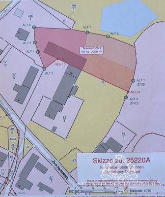 Grundstück und Flurkarte