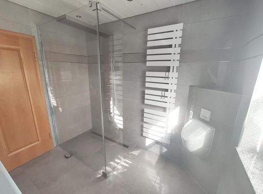 EG Bad mit TOTO Neorest Toilette und Dusche Bild 4