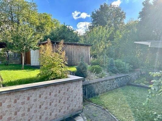 Außenanlagen bereits fertig