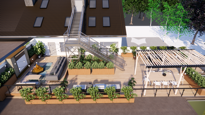 OG Dachterrassenfläche (visualisiert)