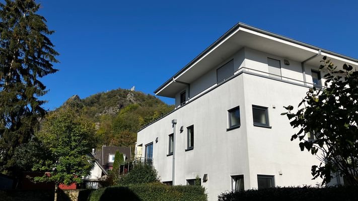 Blick auf den Drachenfels