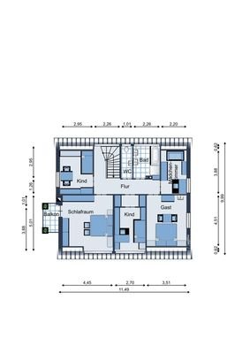 Grundriss OG