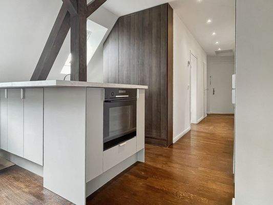 Kücheninsel und Flur