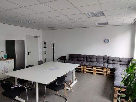 Sozialraum Flachdachgebäude