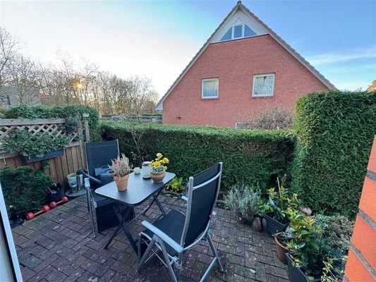 schöne Terrasse mit Ausblick