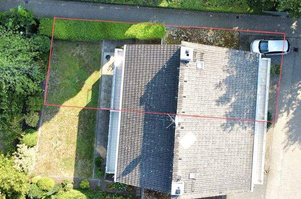 Luftaufnahme mit Kennzeichnung DHH