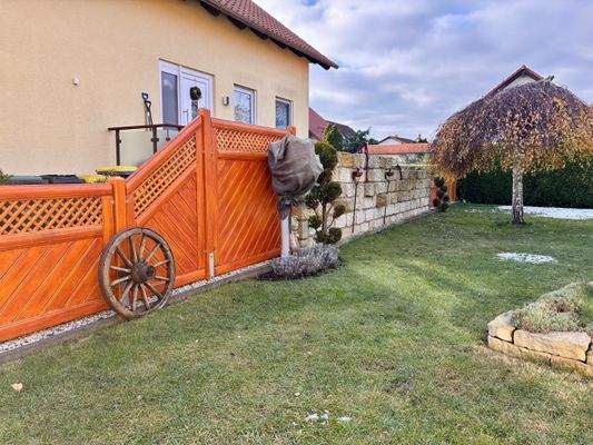 Einfriedung des Gartens