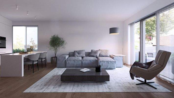 Visualisierung Wohn-/ Essbereich