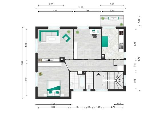 Grundriss EG 