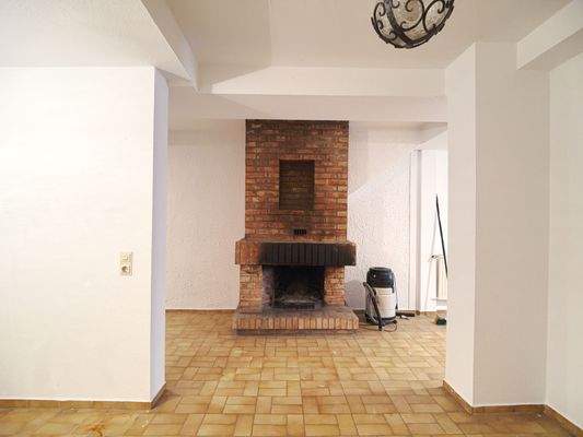 Keller offener Kamin