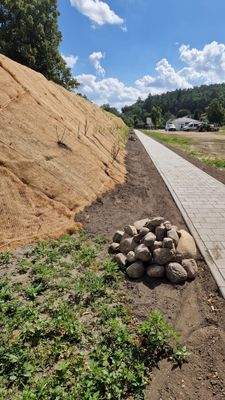 natürlicher Schutzwall zur B168