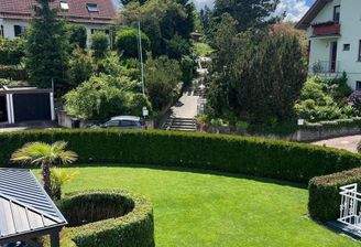Blick vom Balkon