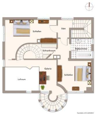 Obergeschoss Variante 2