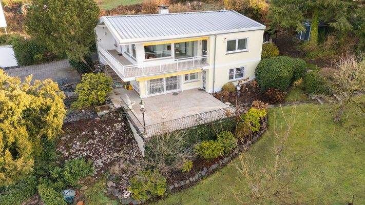 Blick auf das Anwesen