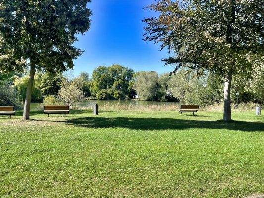 Blick aus dem Wohnzimmer