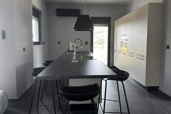 Kreta, Kolymvari: Moderne Luxusvilla mit atemberaubender Aussicht und privatem Pool zum Verkauf