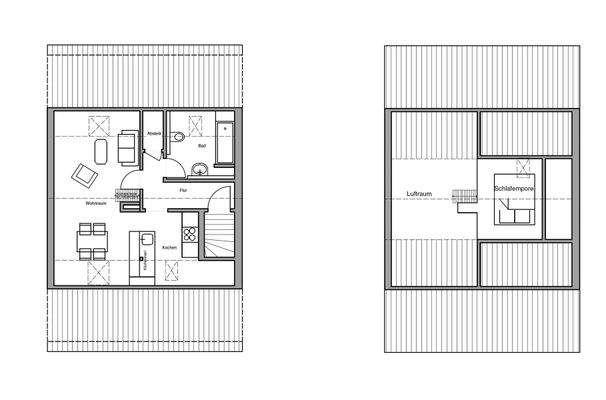Grundriss Skizze Mansarde