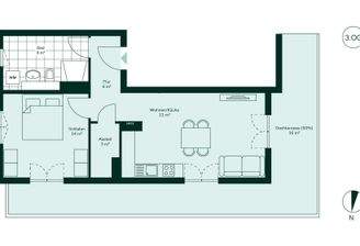 Komfortabler Grundriss mit großzügiger Dachterrass