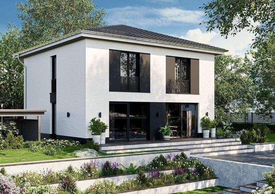 Mögliche Bebauung - Ansicht Stadtvilla