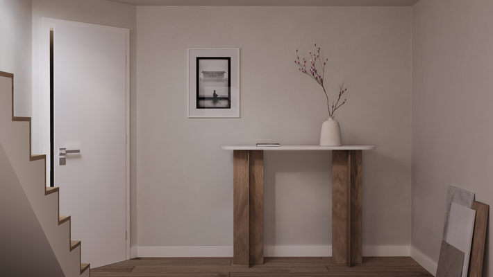 Visualisierung Gästewohnung als Homeoffice