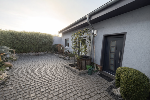 Hofansicht Blick zu der Einliegerwohnung