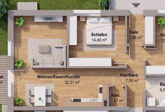 KI-Grundriss EG W. Nr. 03