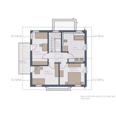 Grundriss Obergeschoss